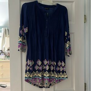 Reborn Navy oversized top